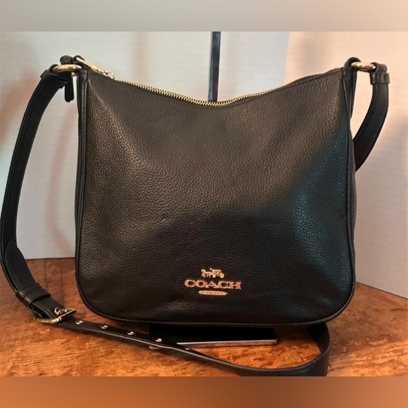 Coach Handbags - Vintage Authentic COACH Ellie File Black Leather Crossbody Bag